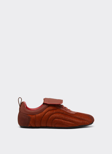 Ferrari Baskets de course en cuir, daim et peau de poney Cuir 49747f