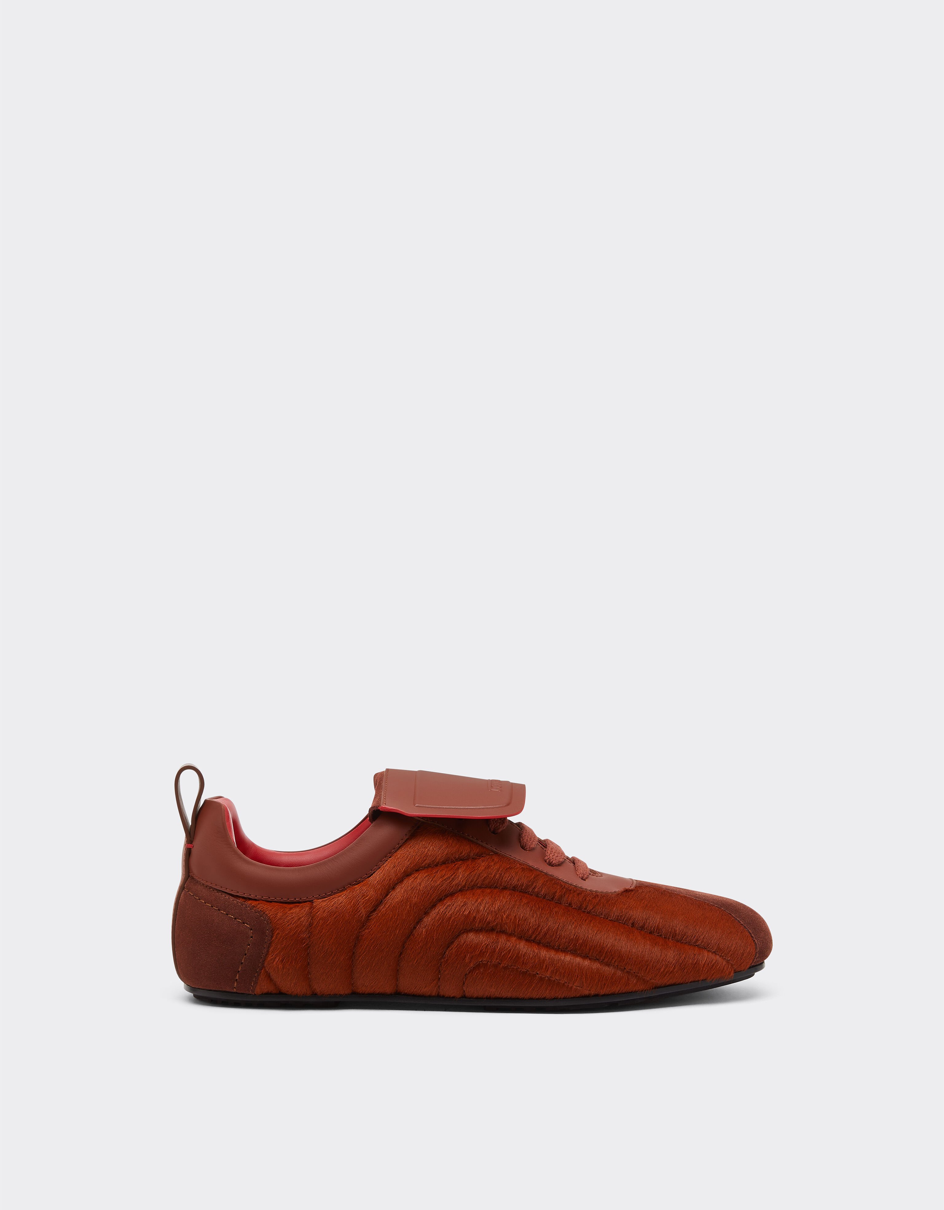 Ferrari Baskets de course en cuir, daim et peau de poney Cuir 49747f