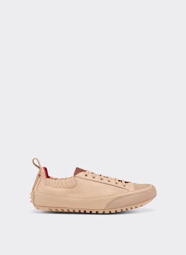 Ferrari Pilote en cuir nappa et daim Nude 22736f