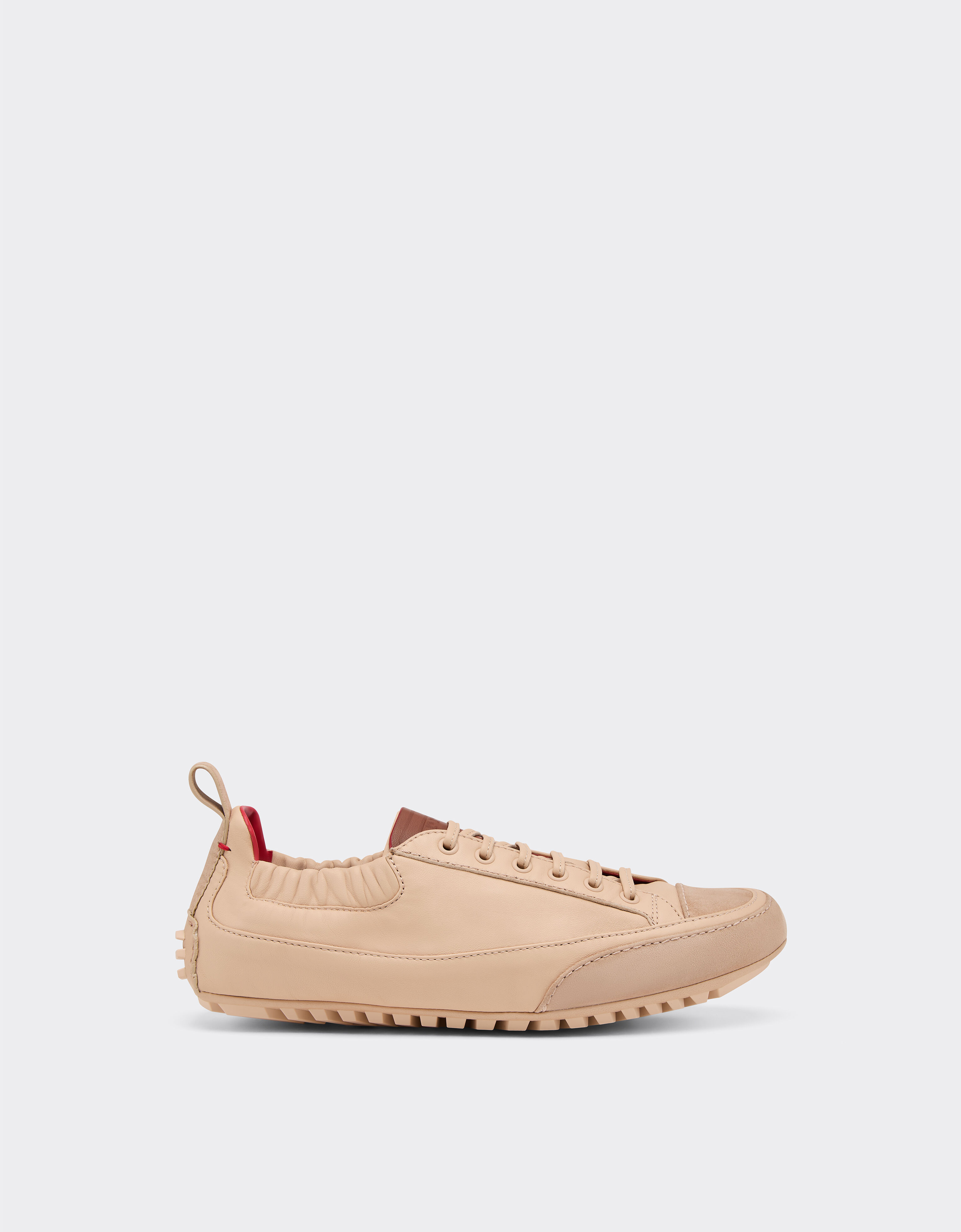Ferrari Pilote en cuir nappa et daim Nude 22736f