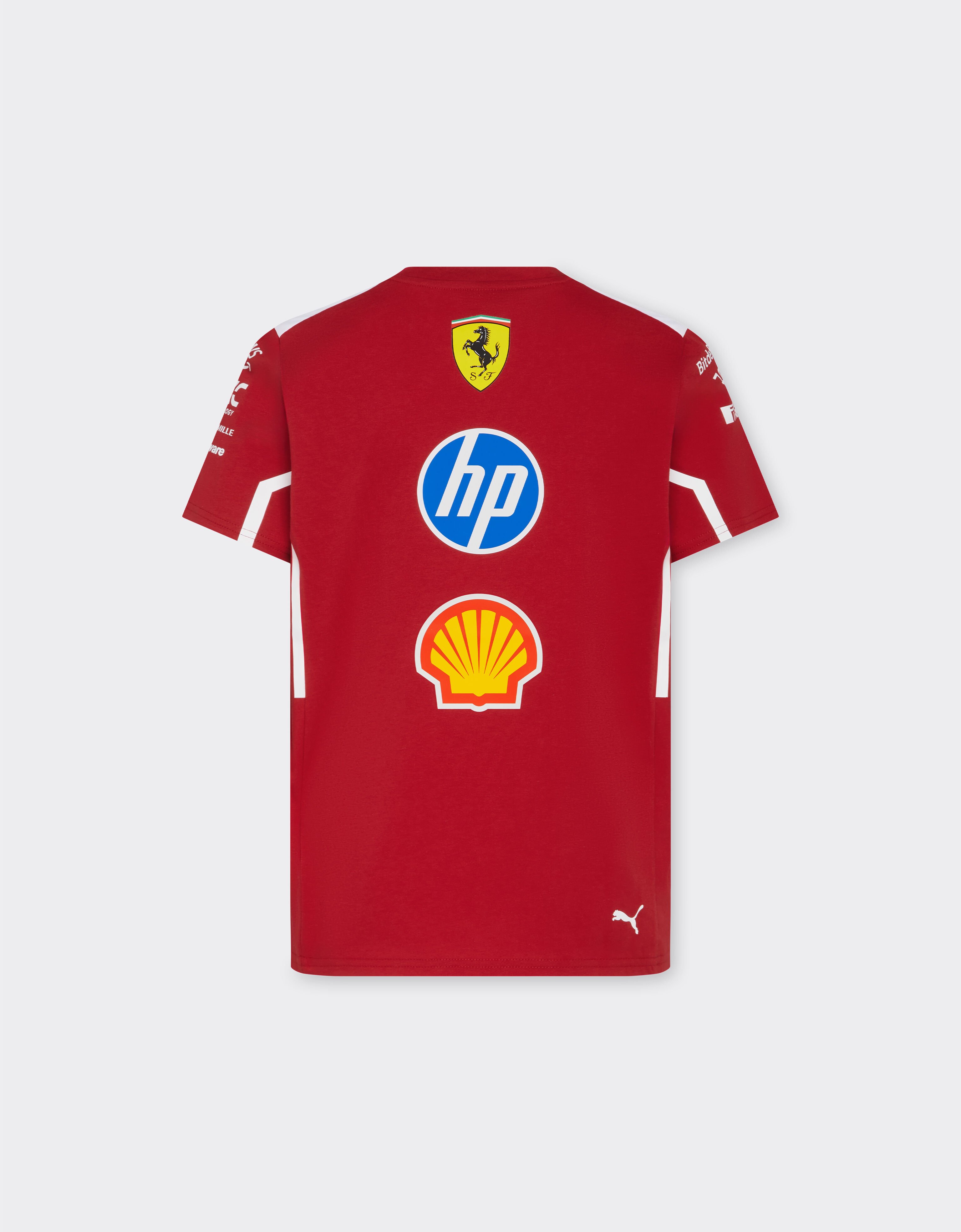 Ferrari Puma for Scuderia Ferrari HP 2025 Team junior T-shirt Red LA026fK