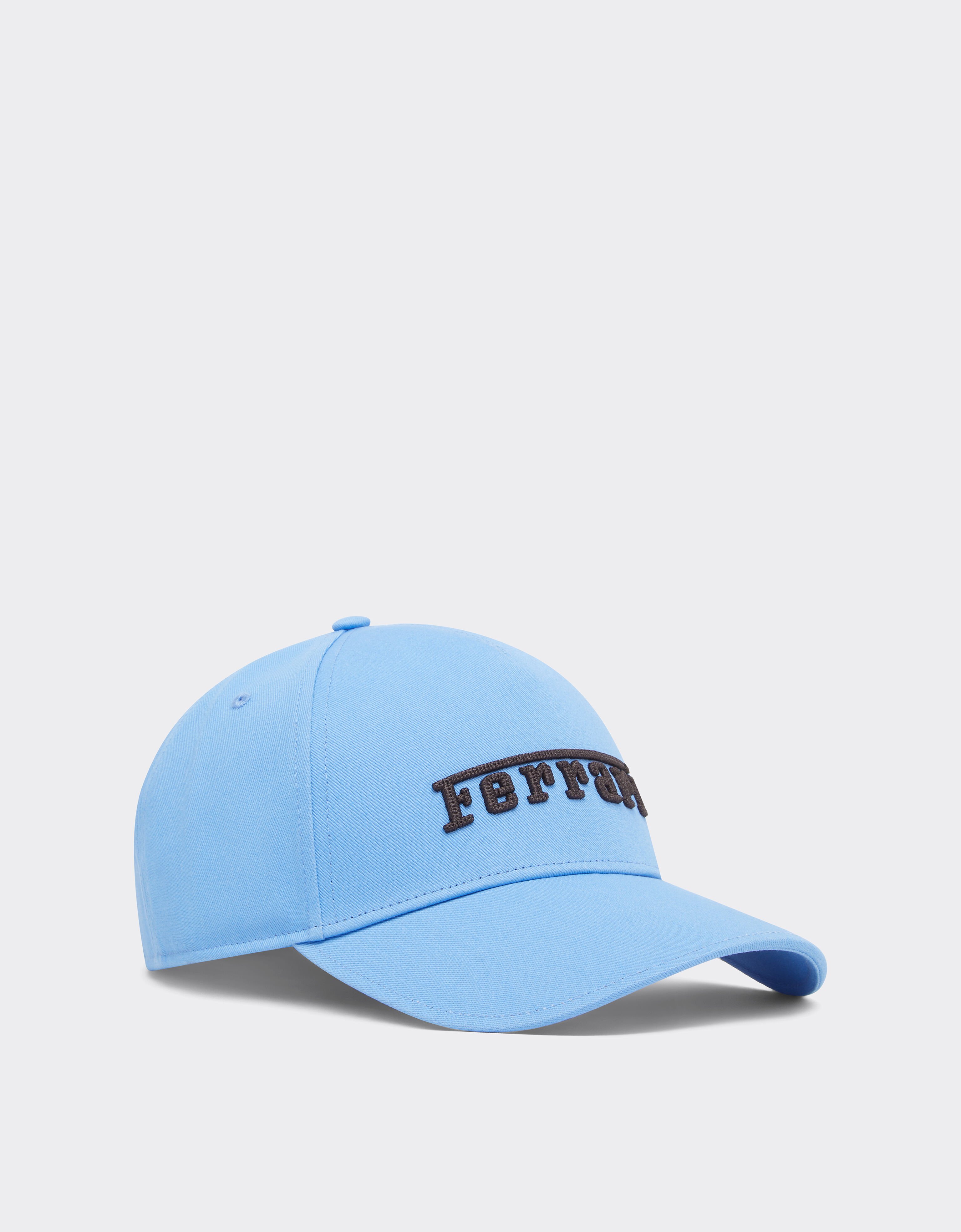 Ferrari Baseball cap with embroidered Ferrari logo Oxford Blue 22825f