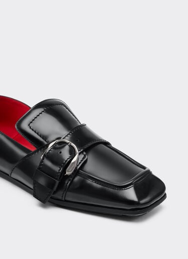 Brushed leather loafers Ferrari Brushed leather loafers Black 22743f