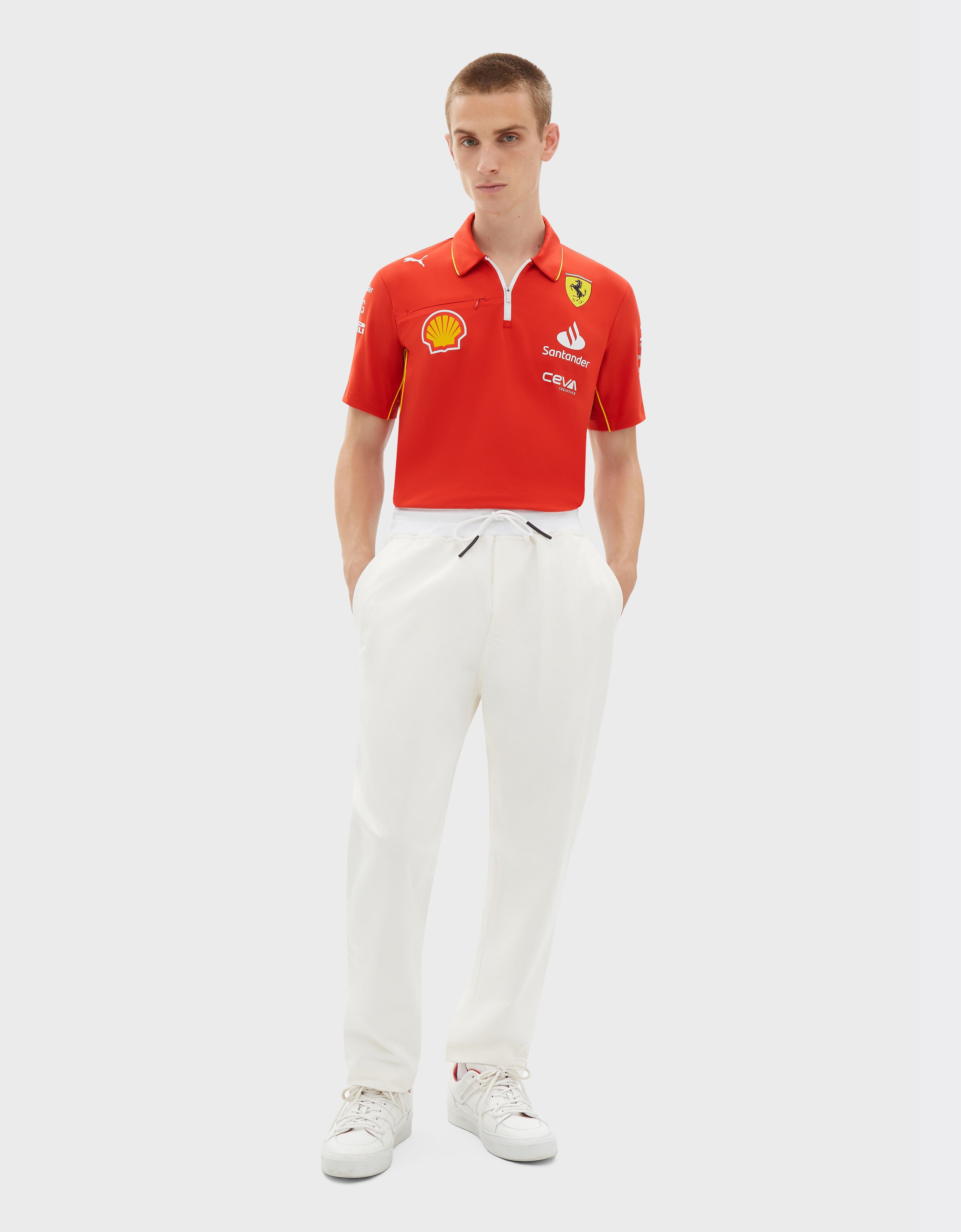 Ferrari Polo Team Pro Puma per Scuderia Ferrari Rosso Corsa F1424f