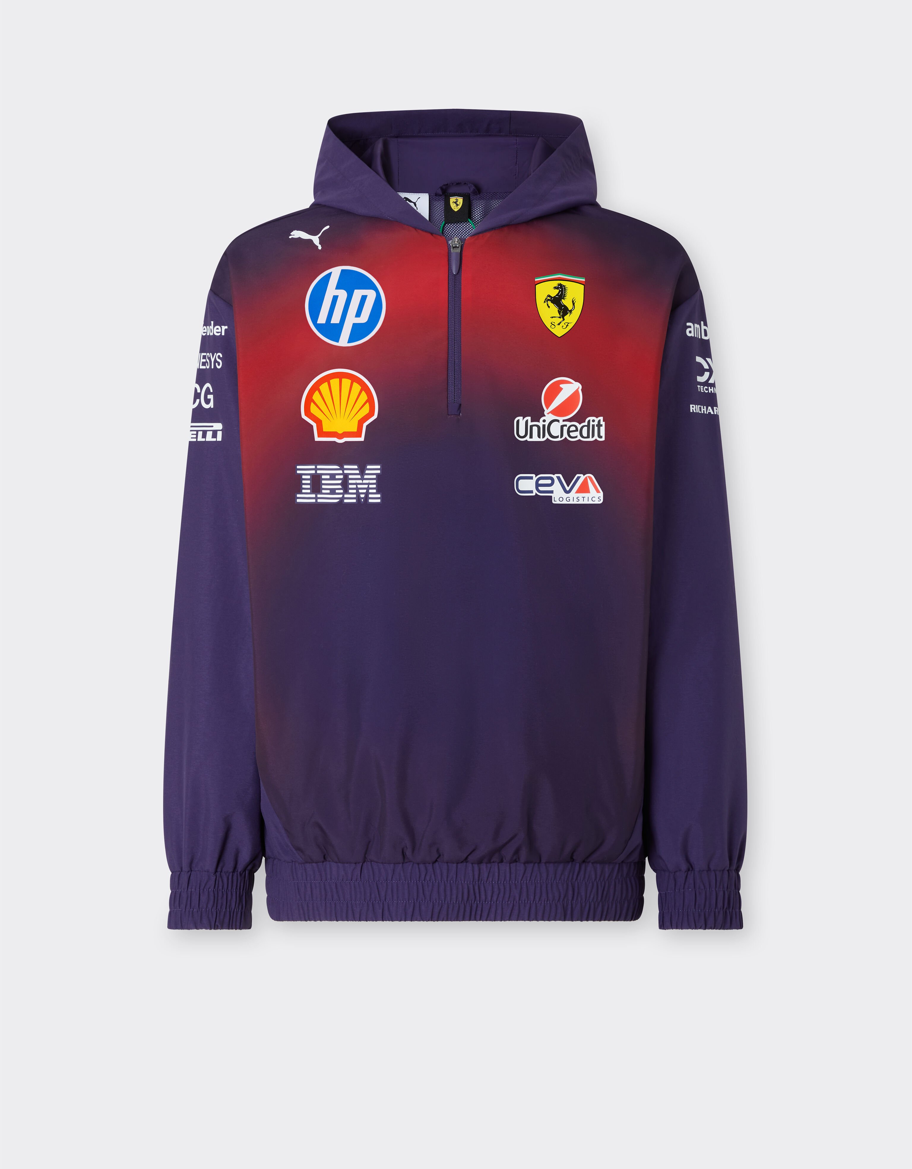 Ferrari Puma Replica Hoodie for Scuderia Ferrari HP China 2026 Viola LA0GPf