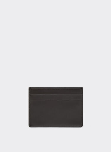 Ferrari Porte-cartes en cuir verni lamé Noir 20348f