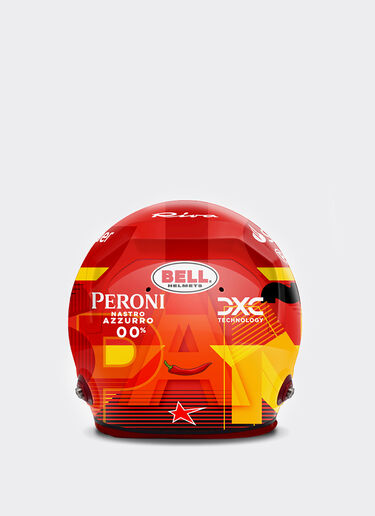 Ferrari Minicasco de Carlos Sainz a escala 1:2 - Edición especial España 2024 Rojo F1355f