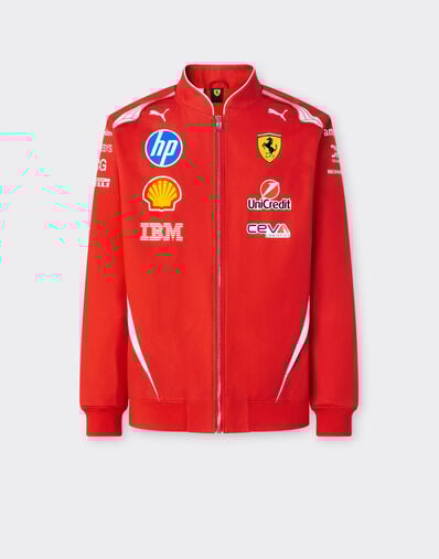 Replica Drivers Authentic 2026 Bomber Jacket Puma for Scuderia Ferrari HP Ferrari Replica Drivers Authentic 2026 Bomber Jacket Puma for Scuderia Ferrari HP Red LA0H1f
