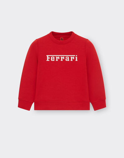 Scuba sweatshirt with Ferrari logo Ferrari Scuba sweatshirt with Ferrari logo Racing red 51064fK