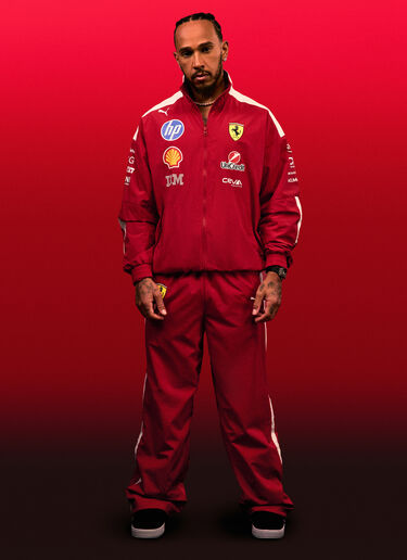 Ferrari Puma for Scuderia Ferrari HP 2025 T7 drivers jacket Red LA041f