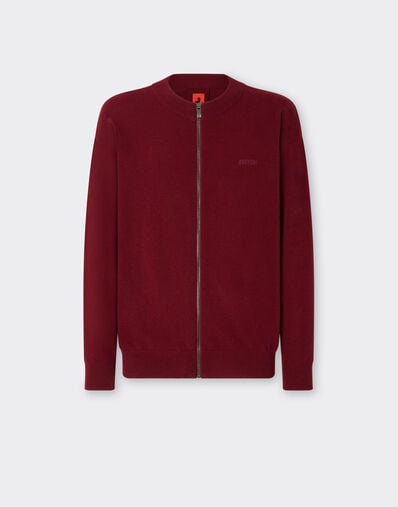 Ferrari Wool and cashmere cardigan Cherry 22842f