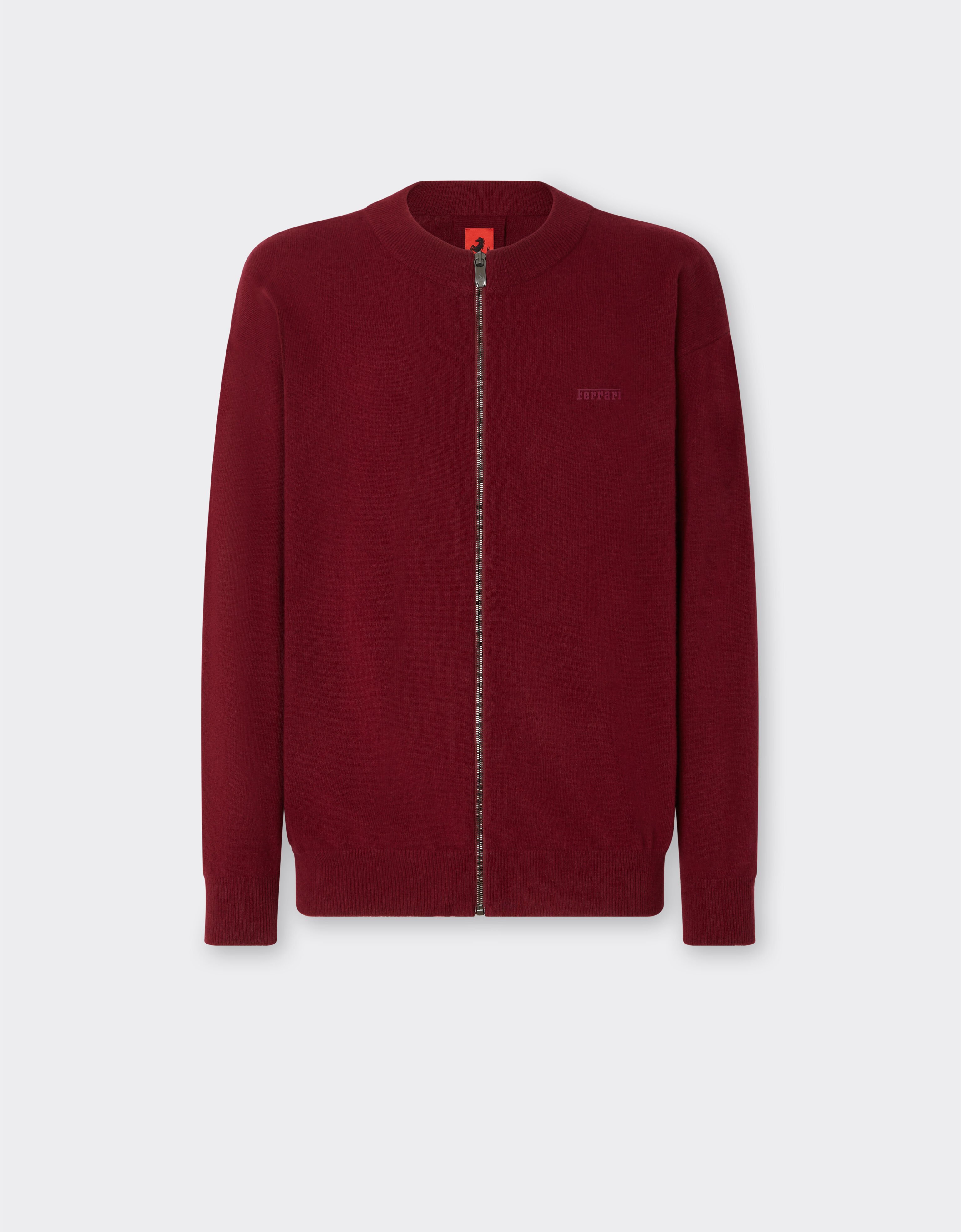 Ferrari Wool and cashmere cardigan Cherry 22842f
