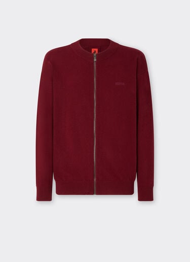 Wool and cashmere cardigan Ferrari Wool and cashmere cardigan Cherry 22842f