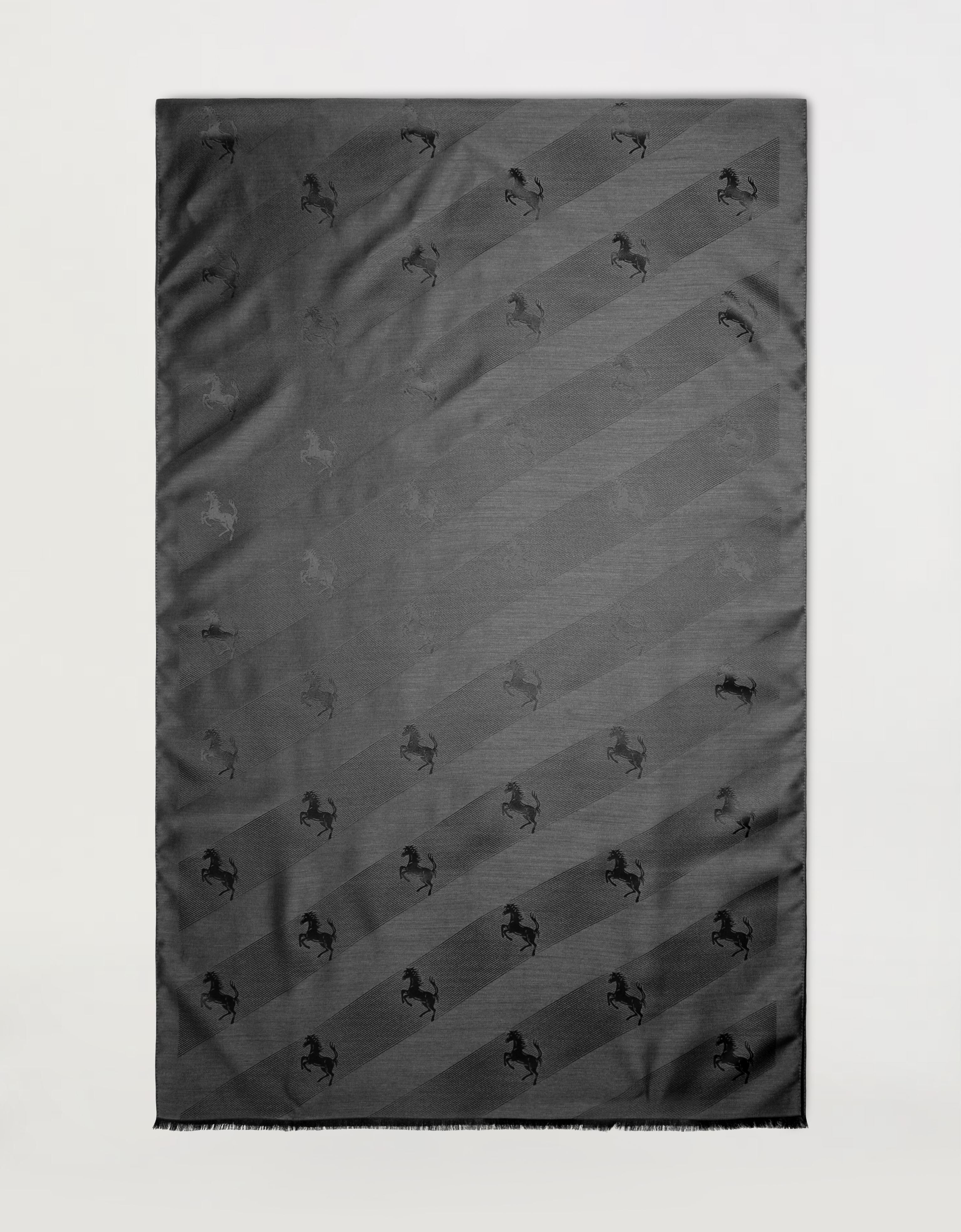 Ferrari Schal aus Wolle und Seide mit „Cavallino Rampante“-Muster Ingrid 47072f