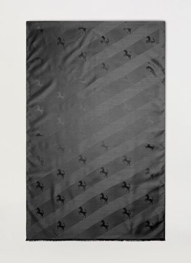 Ferrari Wool and silk scarf with Prancing Horse motif Ingrid 47072f