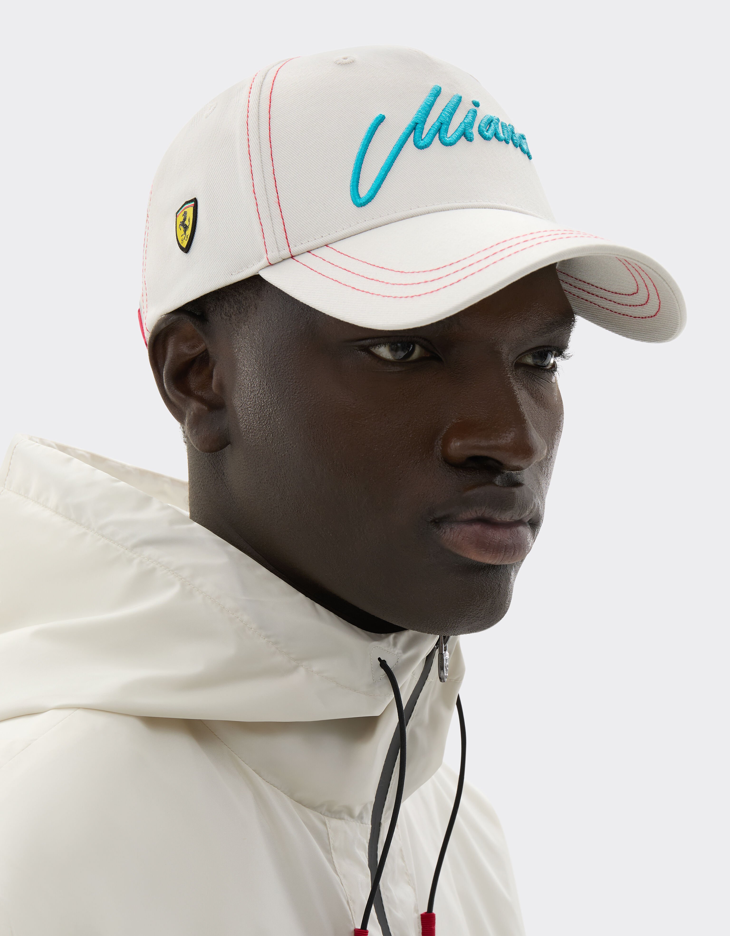 Ferrari Baseball cap Scuderia Ferrari Miami 2026 Avorio SANCP0023HMM0029f