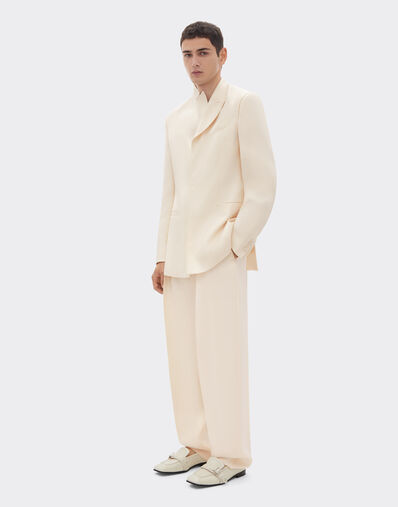 Ferrari Shantung silk jacket Avorio 50895f