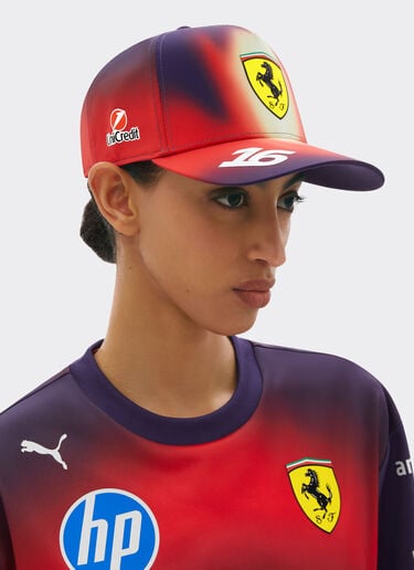 Ferrari Leclerc Replica Puma baseball cap for Scuderia Ferrari HP China 2026 Rosso LA0GNf