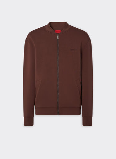 Ferrari Bomber sweatshirt in scuba fabric Espresso 22831f