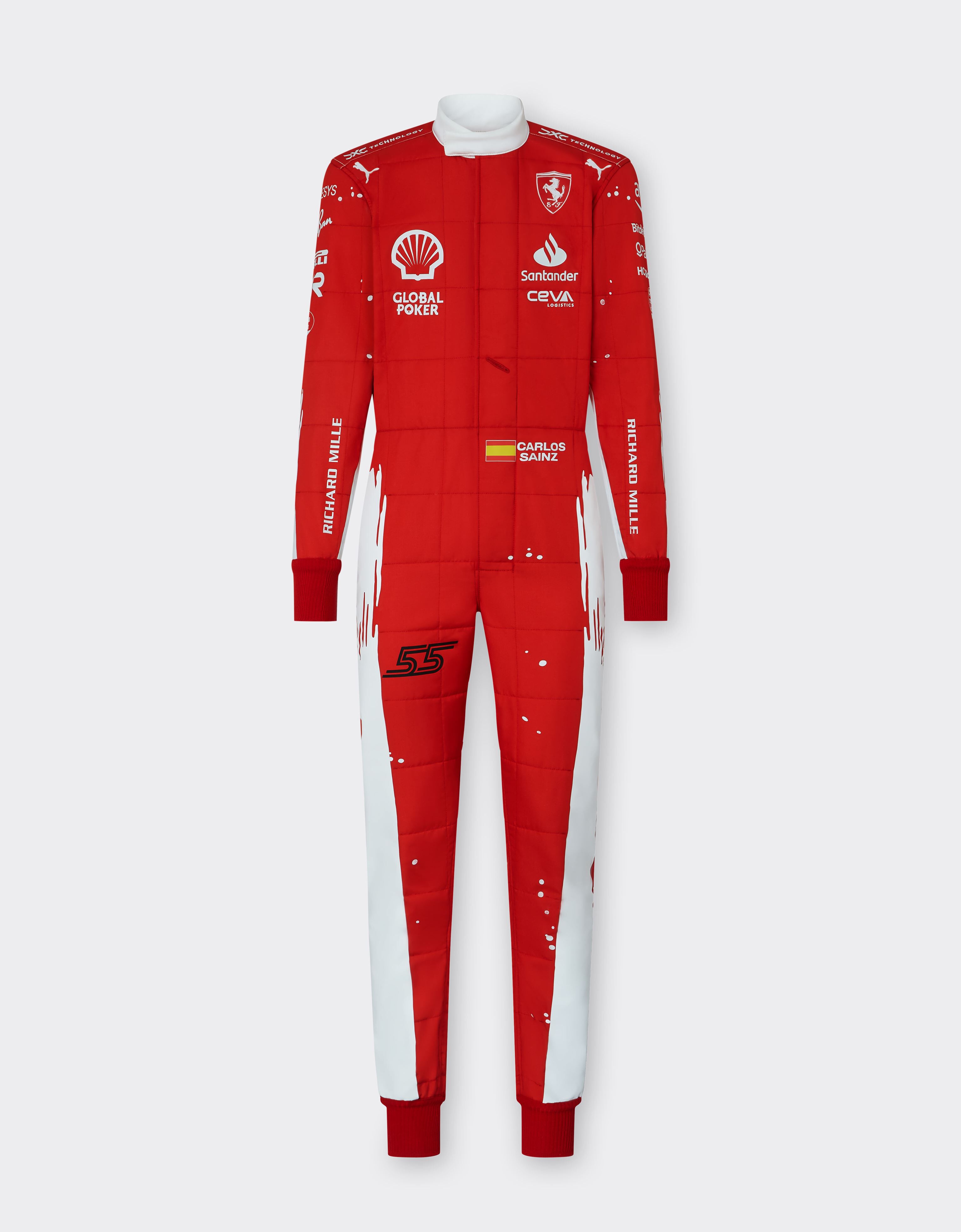 Ferrari Combinaison F1 PRO Carlos Sainz Puma pour Scuderia Ferrari - Joshua Vides MULTICOLORE F1067f