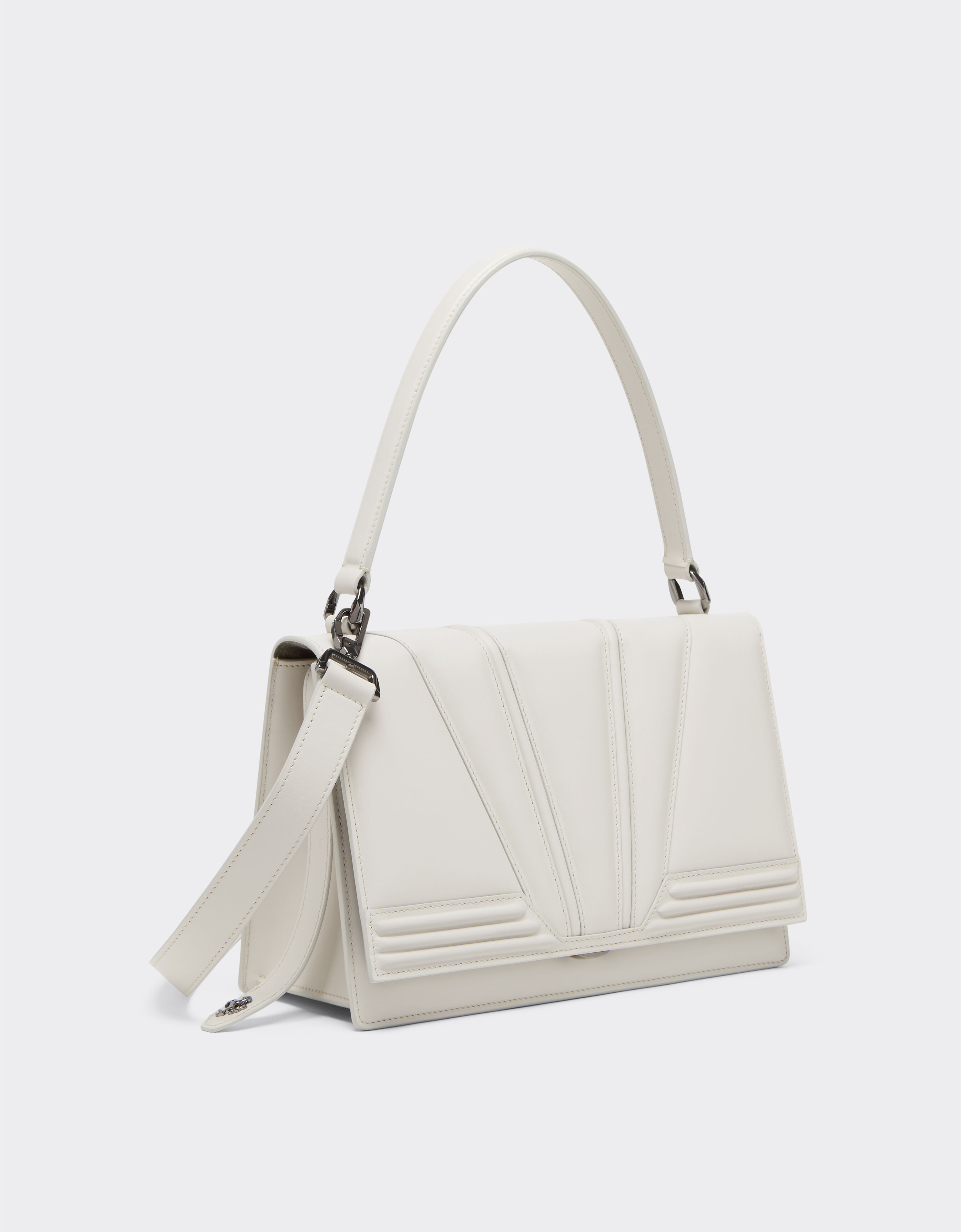 Ferrari Ferrari GT handbag in leather Ecru 21361f