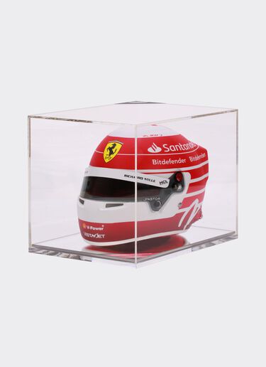 Ferrari ミニヘルメット シャルル・ルクレール 2023 1:2スケール - モナコスペシャルエディション レッド F0901f