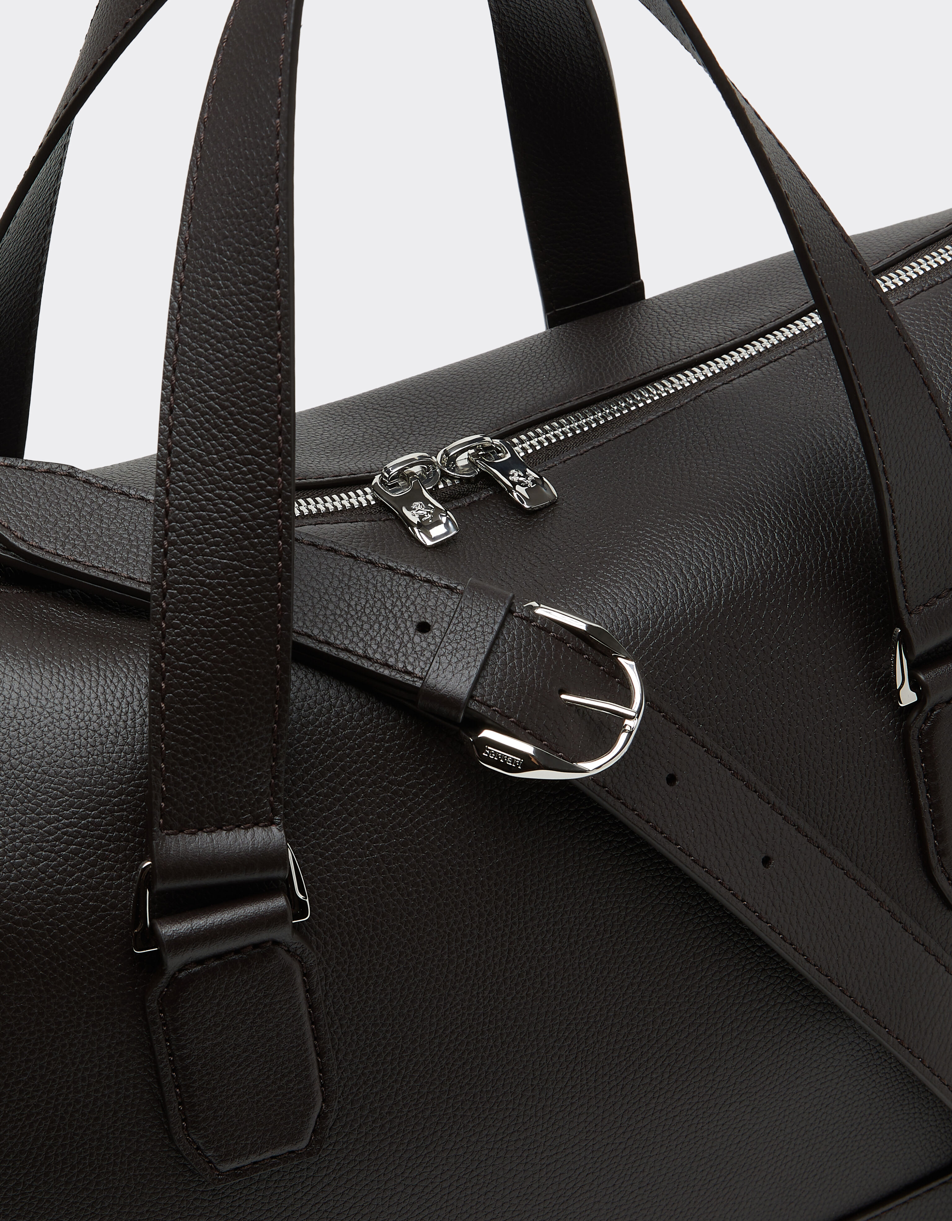 Garnet leather duffle bag Ferrari Garnet leather duffle bag Marrone Scuro 50581f