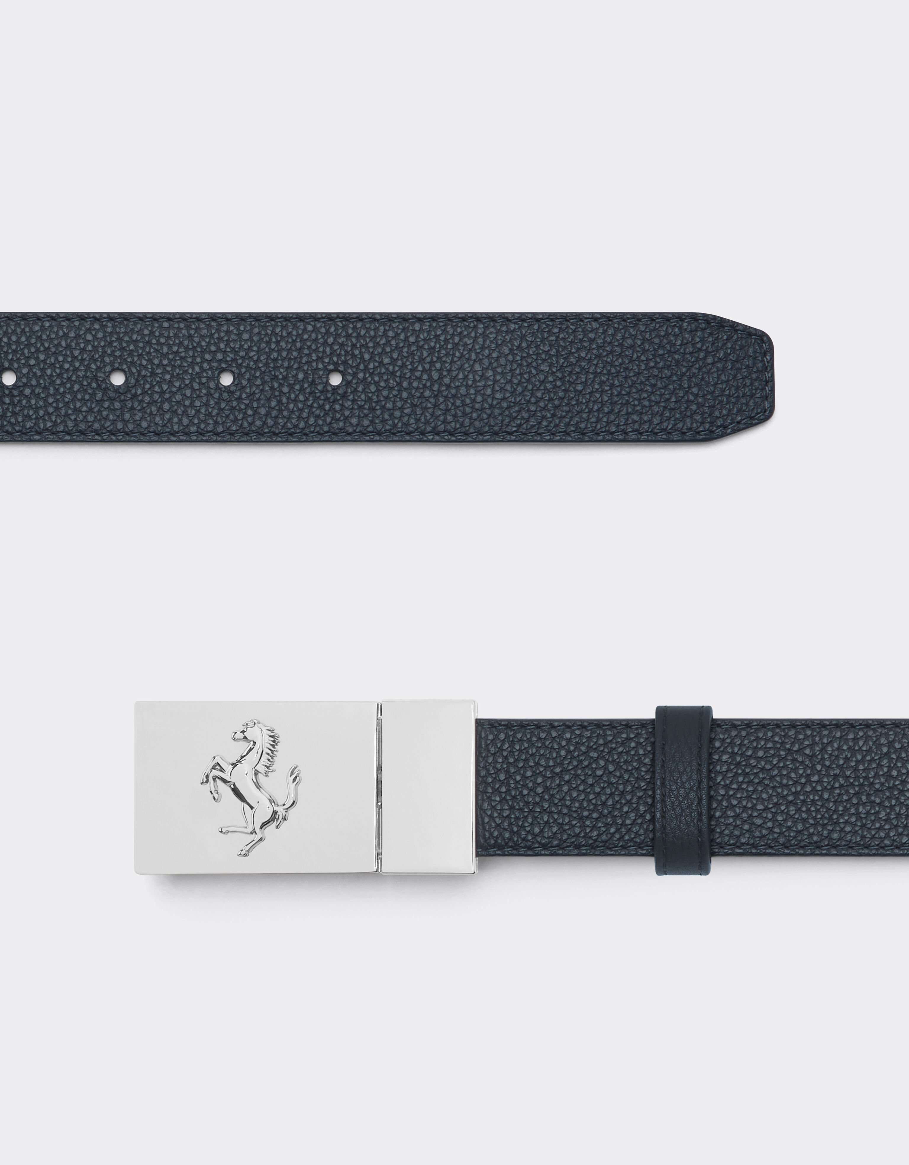 Reversible leather belt Ferrari Reversible leather belt Ultramarine 50411f
