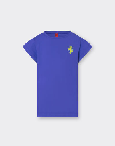 Ferrari Cotton top with Prancing Horse patch Navy 22763fK