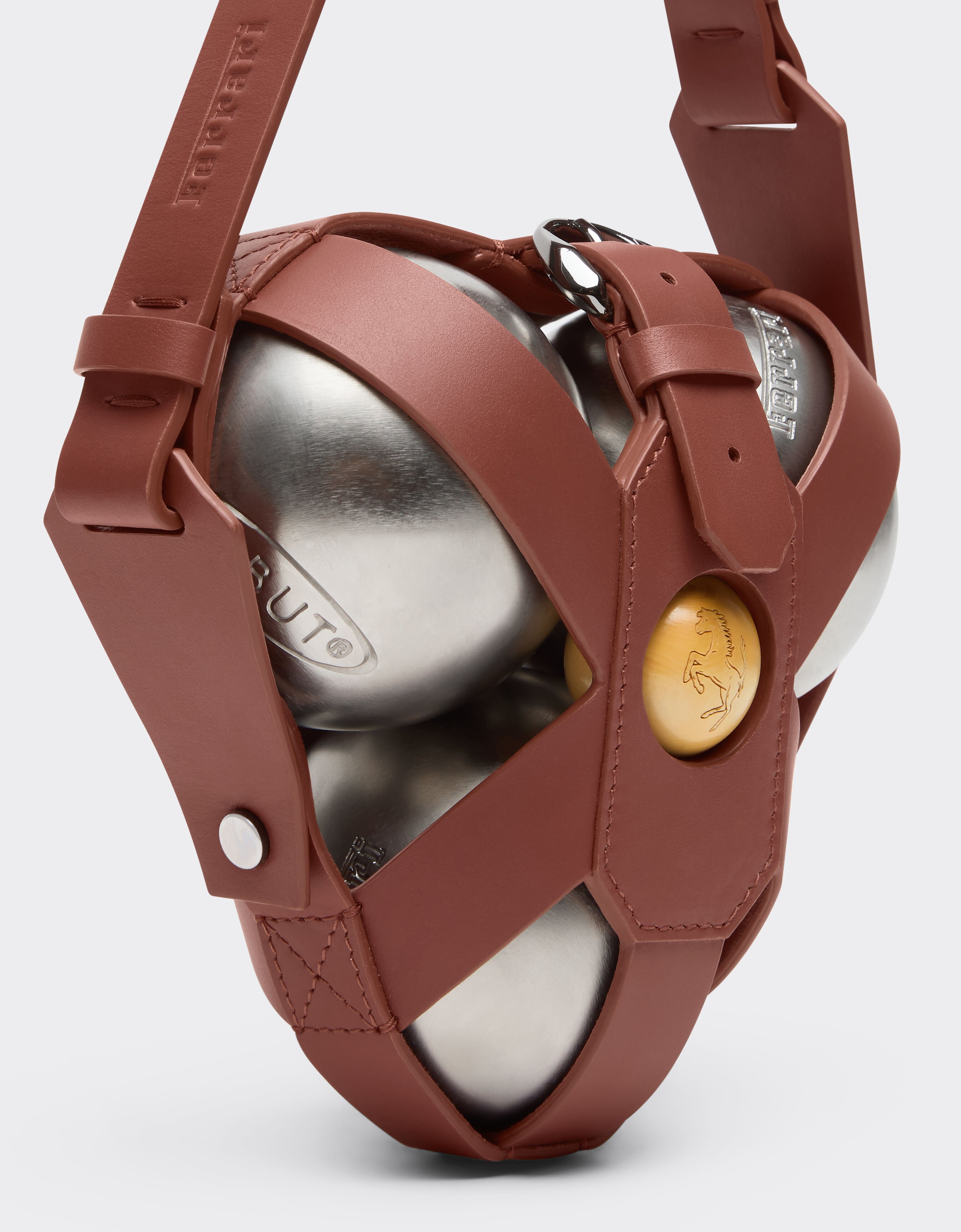 Ferrari Leather pétanque set Hide 50970f