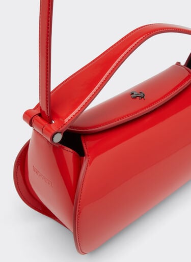 La Ferrari Dino Top Handle Bag Ferrari La Ferrari Dino Top Handle Bag Rosso Dino 51053f