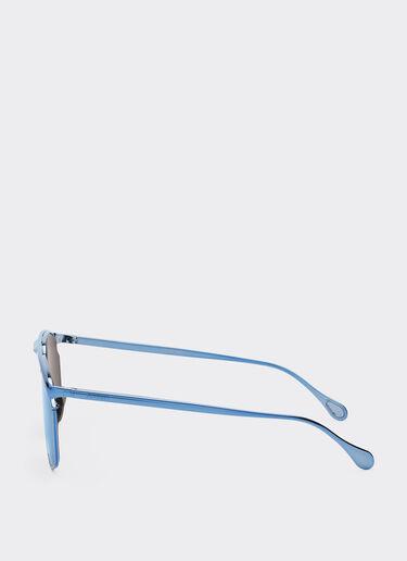 Ferrari Ferrari sunglasses in blue metal with blue mirror lenses Blu Scozia F1538f