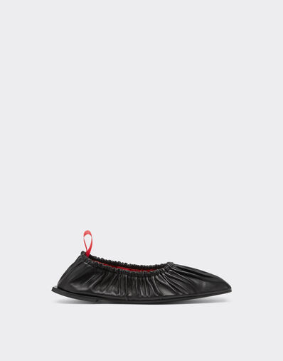 Ferrari Nappa leather ballerina shoe Rosso Dino 22027f