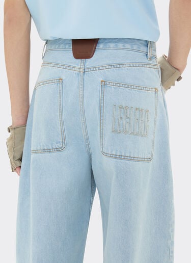 Ferrari x Charles Leclerc stone-washed denim trousers Ferrari Ferrari x Charles Leclerc stone-washed denim trousers Light Denim 22264f