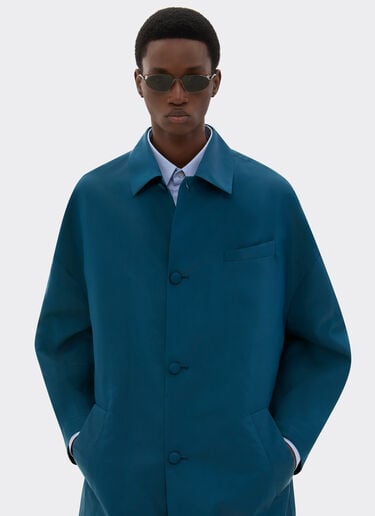 Coat in iridescent nylon twill Ferrari Coat in iridescent nylon twill Peacock 22437f