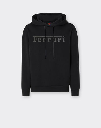 Ferrari Scuba knit sweatshirt with contrast Ferrari logo Cherry LA020f
