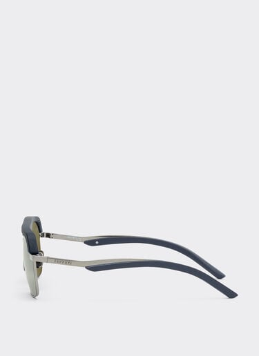 Gafas de sol Ferrari de titanio gunmetal cristales espejados grises Ferrari Gafas de sol Ferrari de titanio gunmetal cristales espejados grises Azul escocés LA0EPf