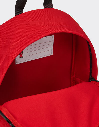 Ferrari Mini technical fabric backpack with Ferrari Scudetto kids Rosso SBNBP0003HMM0017f