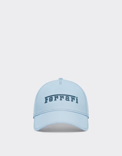 Ferrari Cotton cap with Ferrari logo Steel Blue 20403f