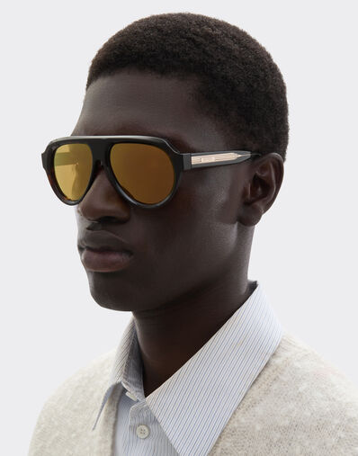Ferrari Ferrari acetate brown tortoiseshell sunglasses with brown gold mirrored lenses Tortoiseshell LA0EWf