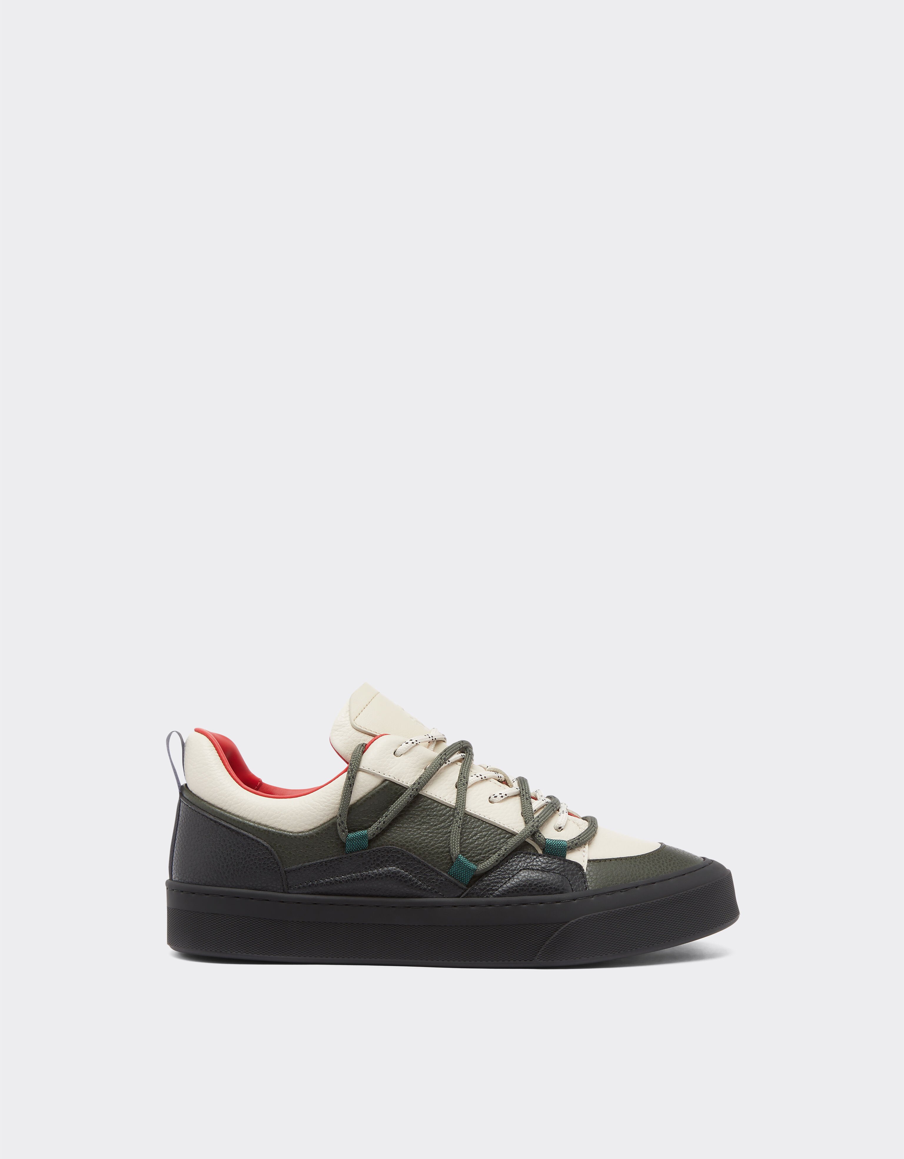 Ferrari Scarpa sneaker in pelle Army 21288f