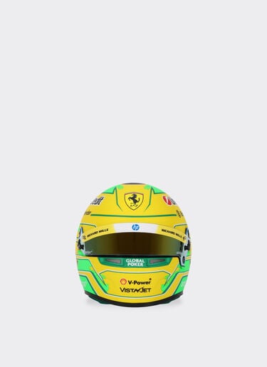 Ferrari Mini Helmet Hamilton Brazil Special Edition 2025 1:2 Scale Multicolore LA0DEf