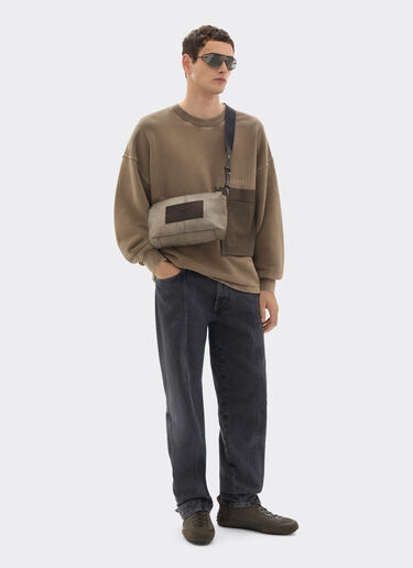 Ferrari Borsa crossbody in nylon Khaki Green 50167f