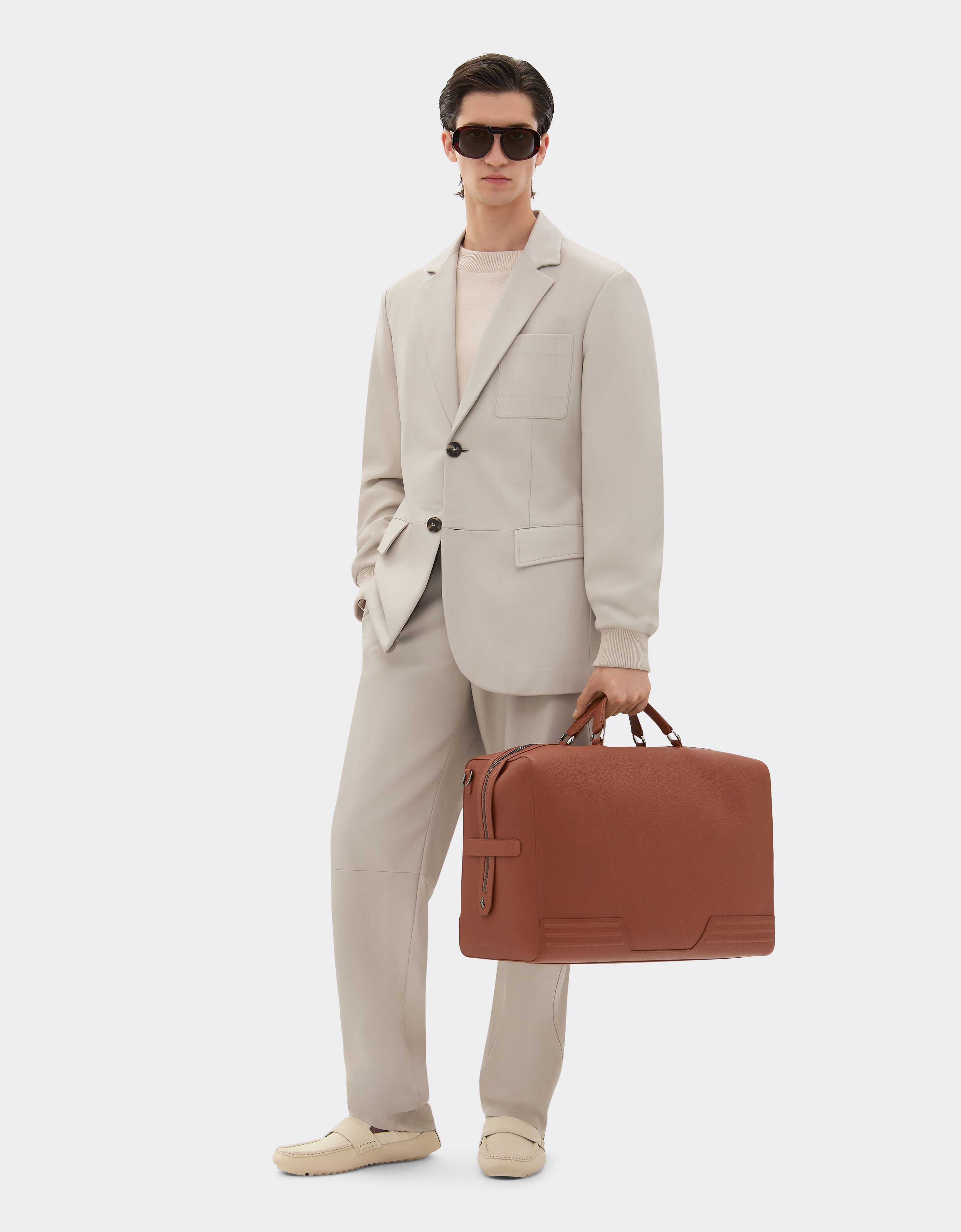 Ferrari Leather Ferrari GT bag, weekender model Hide 21100f