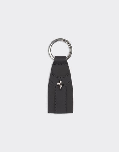 Ferrari Second Life Leather Keychain Black 21437f