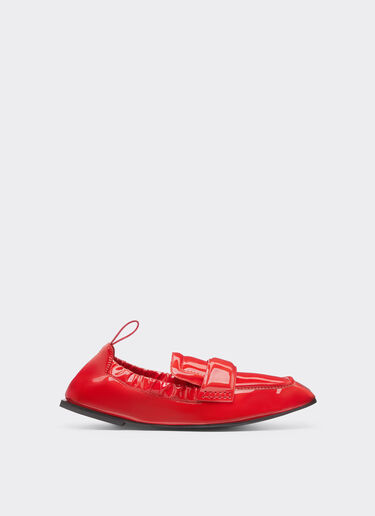 Ferrari Loafer in patent leather Rosso Dino 22022f