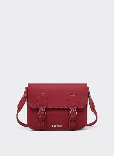 Bolso mensajero mini de nubuck Ferrari Bolso mensajero mini de nubuck Maison Red 50240f