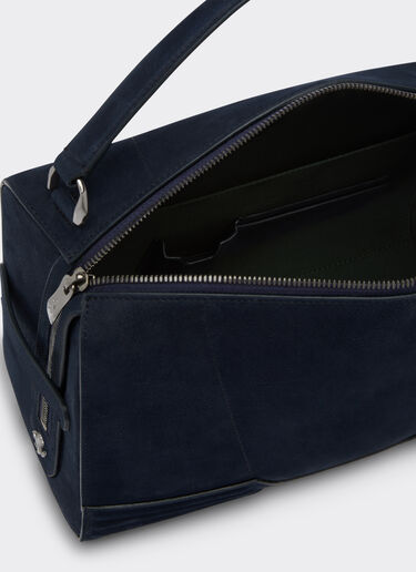 Ferrari Mini-Tasche Ferrari GT aus weichem Nubuk Navy 22116f