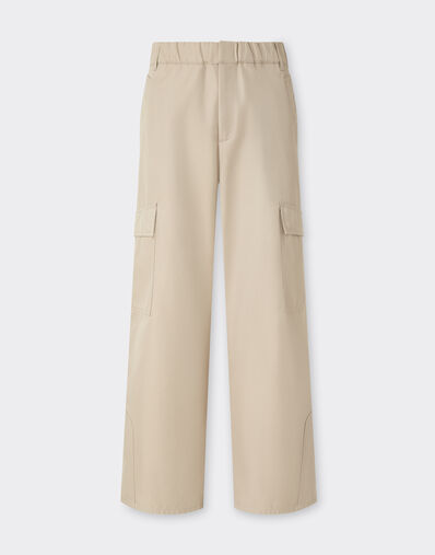 Ferrari Q-Cycle® cotton twill cargo pants Chalk 22632f