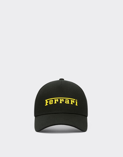 Ferrari Baseball hat with rubberised logo Giallo Modena 21342f